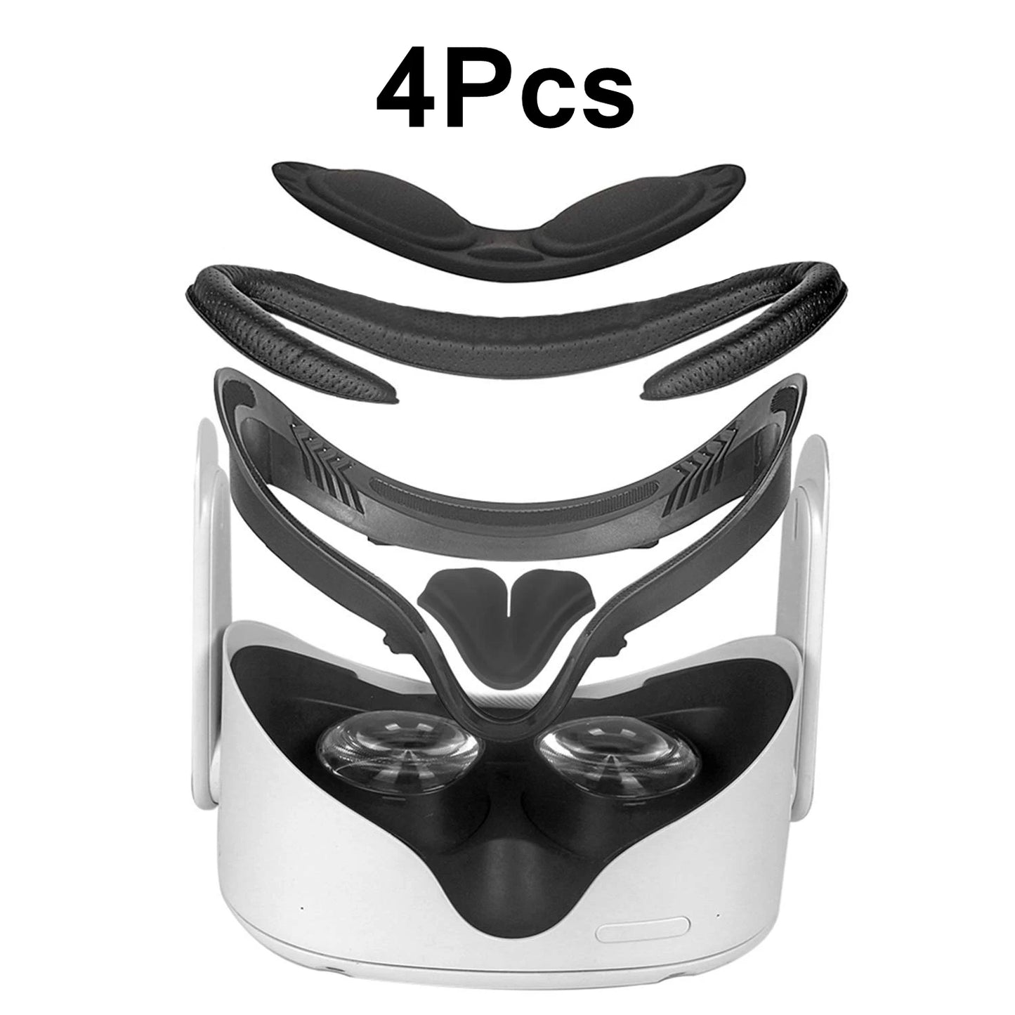 VR Replacement Eye Mask PU Leather Foam Face Cover Facial Interface Stand Eyes Lens Pad For Meta Oculus Quest 2 Accessories