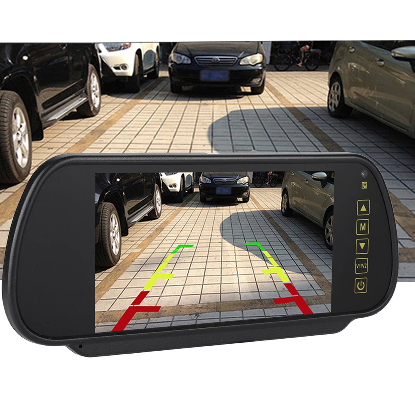 7inches Backup Monitor Rear View Monitor Rear View Mirror Monitor 7inches LCD Display Backup Camera Monitor for Rear View Camera