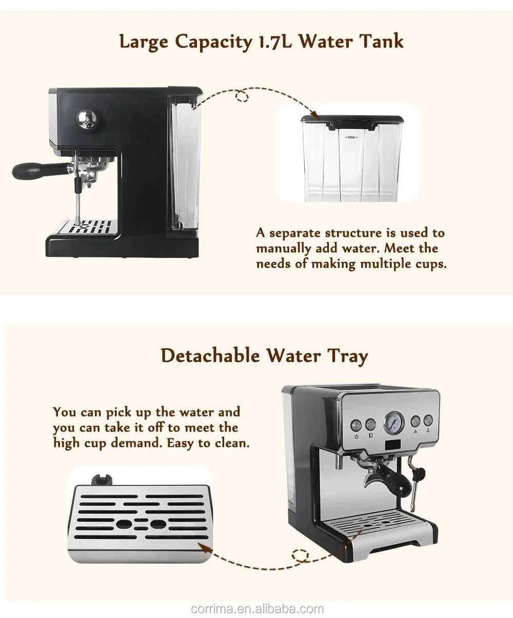 Household  Espresso Coffee Maker CRM3605 Small Cafe