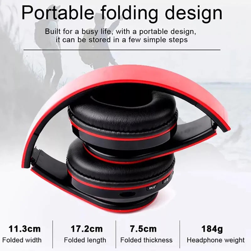 Headsets Gamer Headphones Bluetooth Surround Sound Stereo Wireless Earphone USB With Microphone Colorful Light PC Laptop Headset