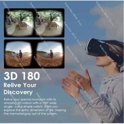Foldable Smart Camera 360 Degree Panorama 180 Degree VR 3D Camera Portable Virtual Reality Video Recorder