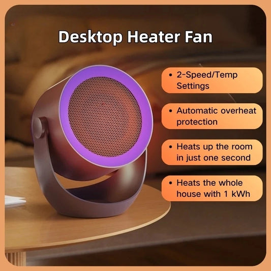 MSS Desktop Heater Fan,Mini Radiator Home Office Warmer Machine for Winter,Convenient Room Heater,Winter Heating Home Appliance