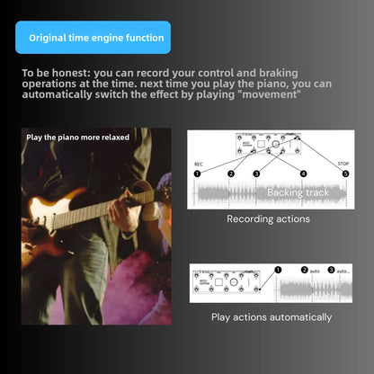 Midi captain std midi captain controller supports pc/cc/note full command time engine