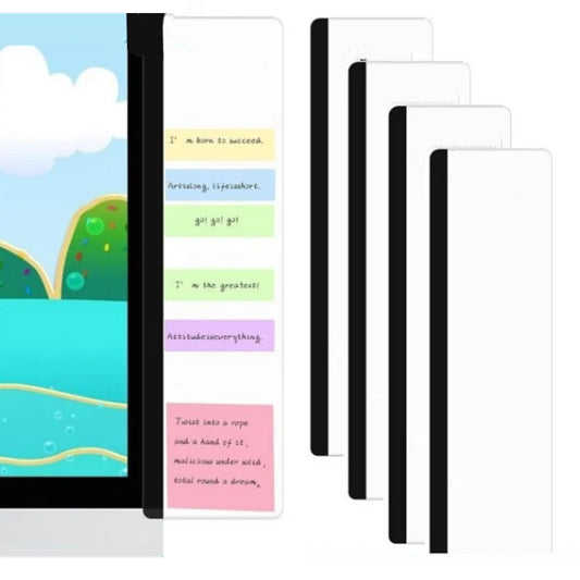 Computer Monitor Notes Monitor Message Board Screen Memo Board Computer Sticky Note Holder Message Memo Panel for Office