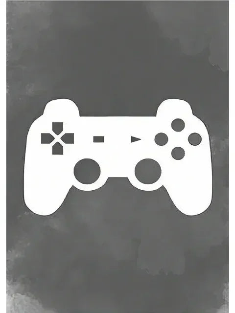 Game Gaming Room Gamepad Abstract Posters and Prints Wall Art Canvas Paintings Pictures Gamer Gift for Boys Children Room Decor