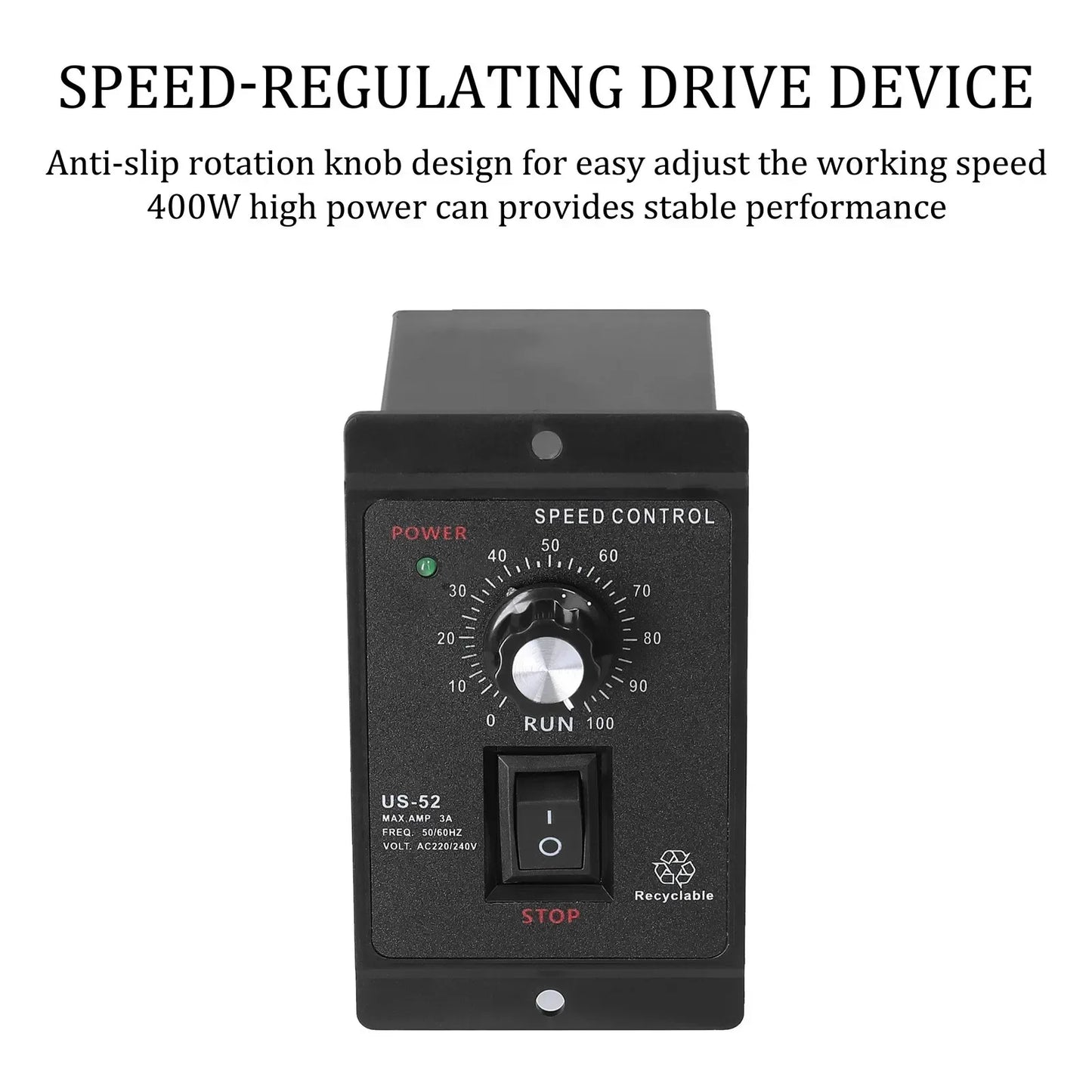 DIV 400W AC220V Motor Speed Controller Multifunctional Motor speed Regulator Controller Display Rate Target Value Settable