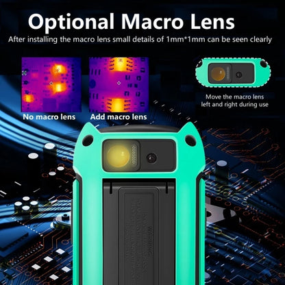 TOOLTOP ET14C -20~550℃ Thermal Imaging Camera ISR 240x240 Peixls Optional Macro Lens Building Thermal Imager Pipe HVAC Inspect