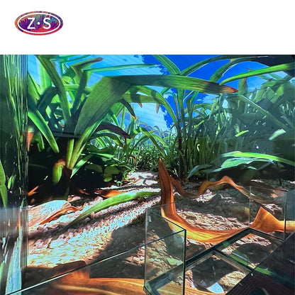 3D HD Immersive Viewing LED Display Screen Hanging Glass Hologram Cinema