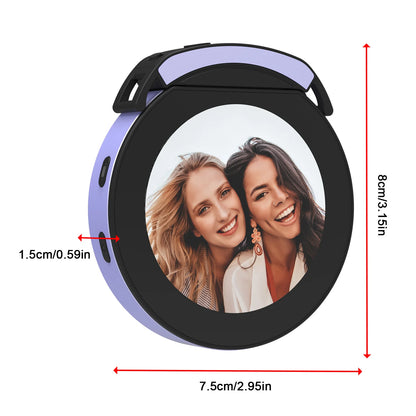 2.1-Inch Selfie Monitor Screen for Phone Magnetic Monitor Screen Support BT Remote Back Camera Monitor for Vlog Livestream