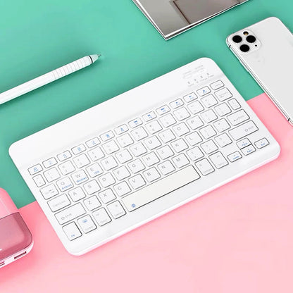 Bluetooth-Compatible Wireless Keyboard Rechargeable Wireless Gaming Keyboard For iOS Android Windows Smart Phone ipad PC Laptop