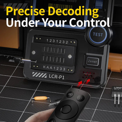 Electronic Component Tester Transistor Tester Transistor Capacitor Tester Graphic Display Capacitance Meter For Electronic