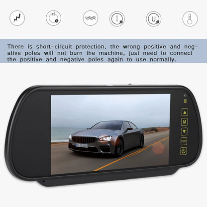 7inches Backup Monitor Rear View Monitor Rear View Mirror Monitor 7inches LCD Display Backup Camera Monitor for Rear View Camera
