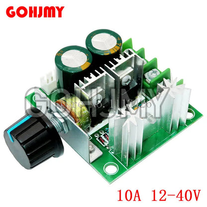 DC motor speed regulator 12V 24V 36V 48V 6-90V High power drive module PWM Motor speed controller 10A/15A/20A current regulator