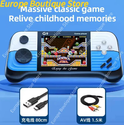 G9 Game Console 3 Inch Screen Handheld Game Device Portable Games Support 2 Players Video Gaming Machine for Kids