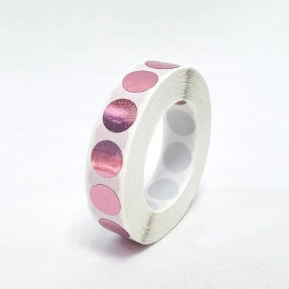 Scratch Off Stickers 12*12mm Round Holographic Laser Color Metallic Hologram game Scratch Sticker Scratch Off  Card