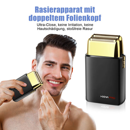 HIENA Electric shaving machine professional barber machines timmer machine men shaving razor man head mini electric shaver body