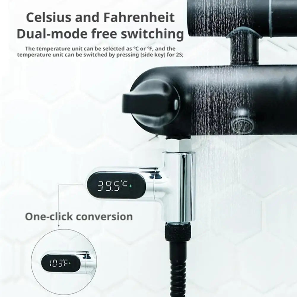 Hot Tub Water Temperature Monitor Electricity LED Display Home Shower Faucets Water Thermometer Bathing Temperature Meter