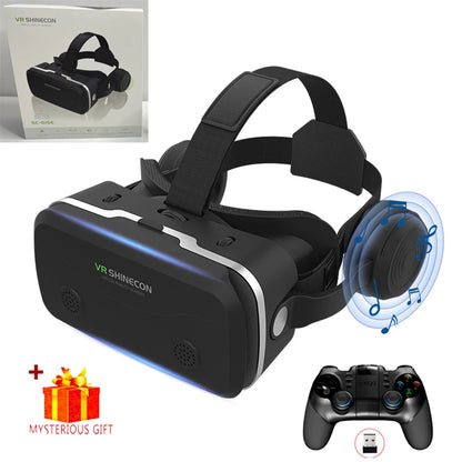 3D Viar Phone Virtual Reality VR Glasses Helmet Headset Smart Devices Lenses Goggles For Smartphones Cell Headphone Mobile Games