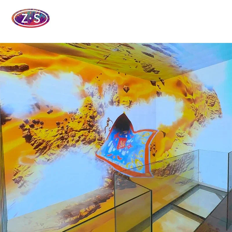 3D HD Immersive Viewing LED Display Screen Hanging Glass Hologram Cinema