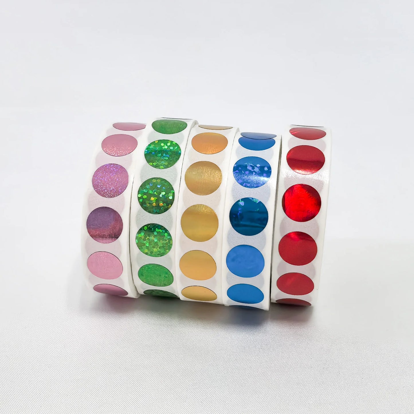 Scratch Off Stickers 12*12mm Round Holographic Laser Color Metallic Hologram game Scratch Sticker Scratch Off  Card