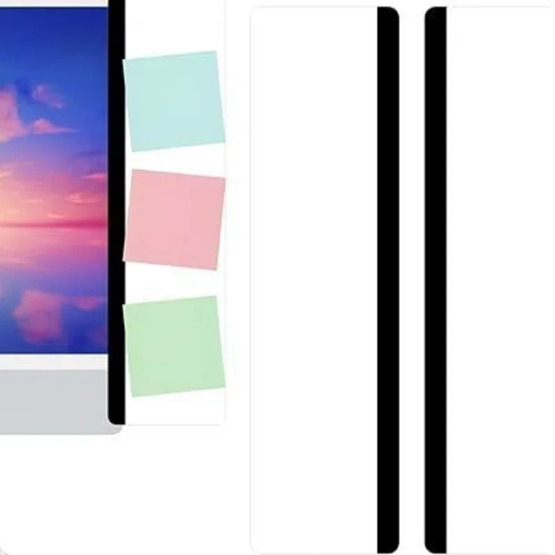 Computer Monitor Notes Monitor Message Board Screen Memo Board Computer Sticky Note Holder Message Memo Panel for Office