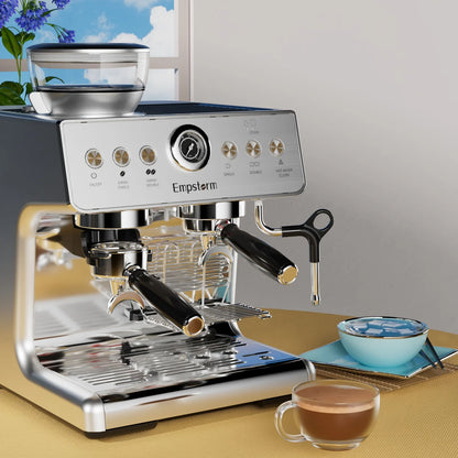 Semi-automatic Espresso & Coffee Making Machine Instant Hot for Home Office Car Hotel-Electric Power Source