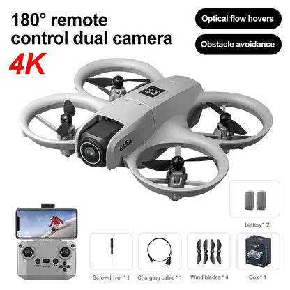 Drones GT3 GPS 8K Professional HD 180° Dual Cameras 5G WIFI Brushless Motors Obstacle Avoidance Foldable Quadcopter Toys