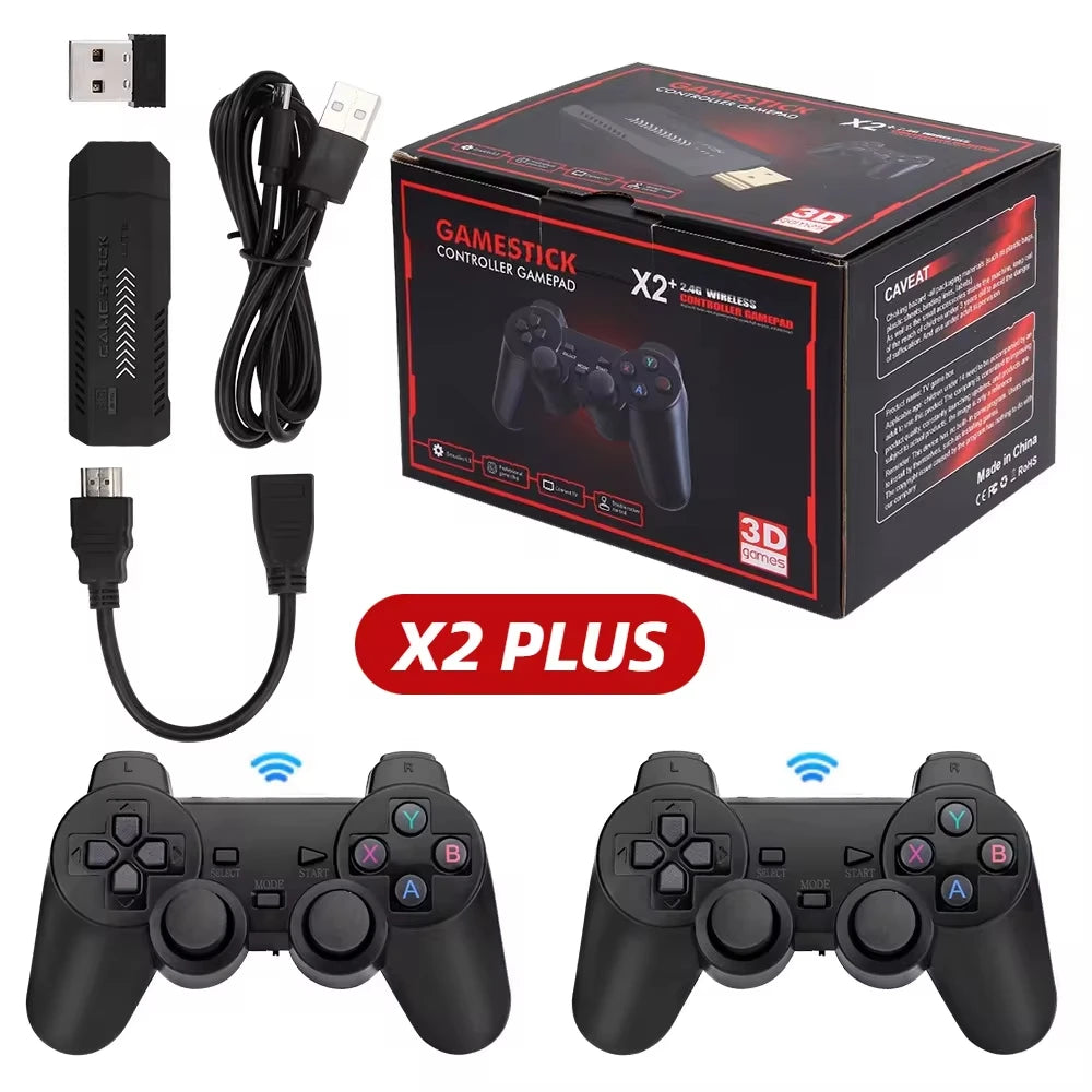 GD10 Pro X2 Plus 4K Game Player 256G/128G/64G Retro Video Console Wireless Controller Multi-Emulator TV Gaming Kids Gift