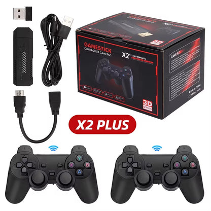 GD10 Pro X2 Plus 4K Game Player 256G/128G/64G Retro Video Console Wireless Controller Multi-Emulator TV Gaming Kids Gift