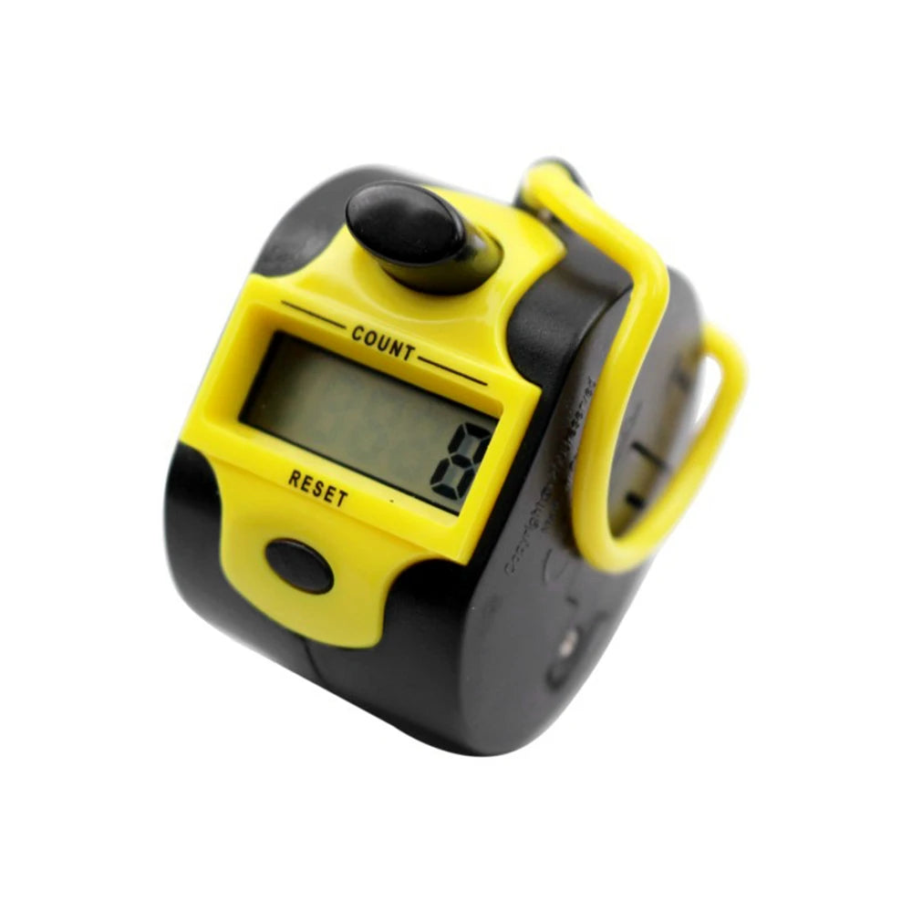 Handheld LED electronic counter 5-digit handheld LCD display electronic motion counting tool