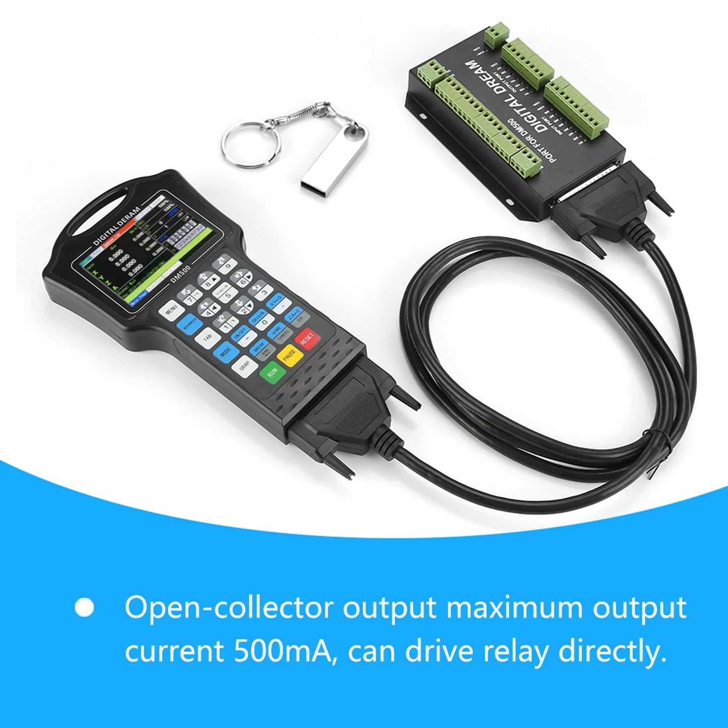 1 Set Handheld 3/4  Controller CNC Control System for Router Engraver Engraver Control System Controller Handheld Controller