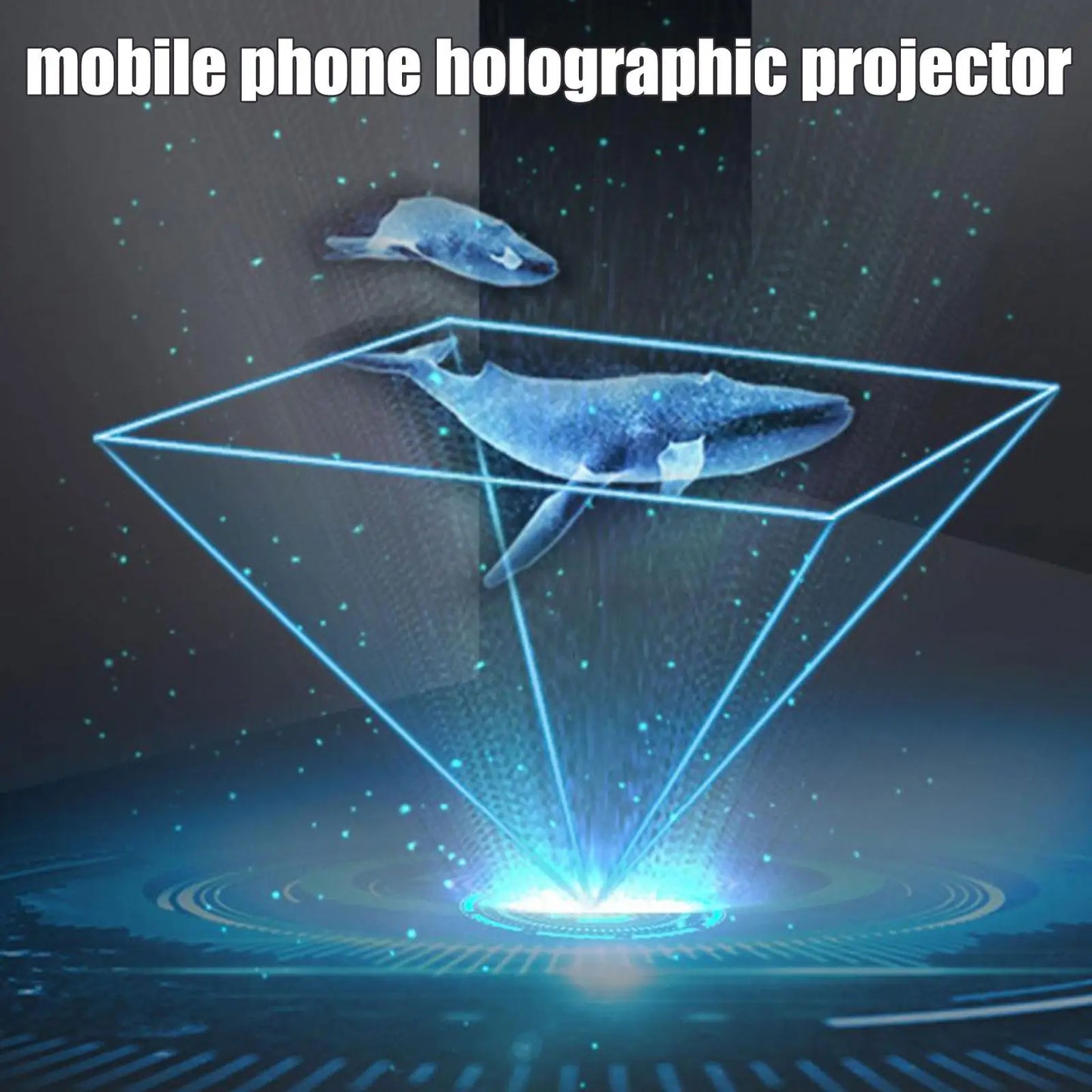 3D Holographic Projection DIY Science Experiment Technology Products Kids Phone 3D Hologram Display Projector Stand Tecnologia