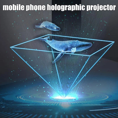 3D Holographic Projection DIY Science Experiment Technology Products Kids Phone 3D Hologram Display Projector Stand Tecnologia