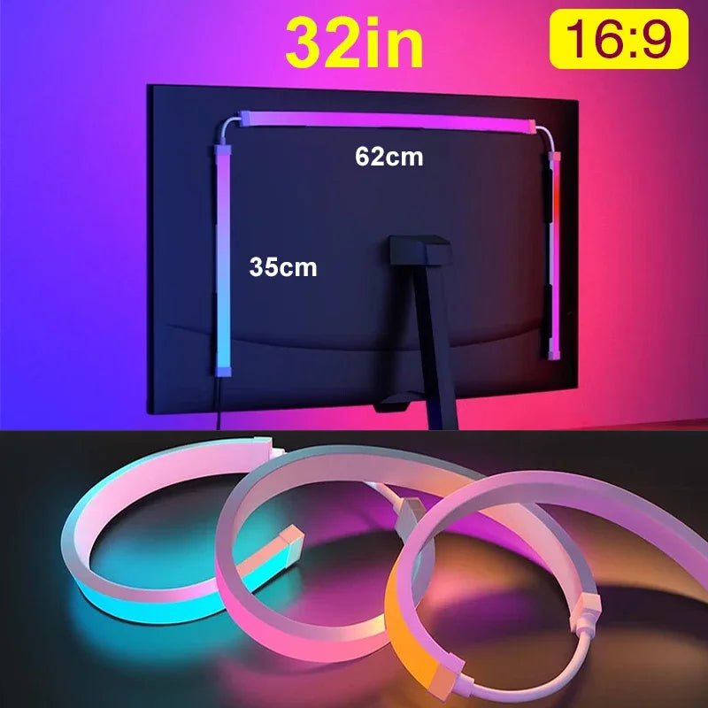 Computer Screen Synchronization Light Strip Monitor Ambilight LED Lights Ambient Lighting PC Backlight Pickup Light Game Room