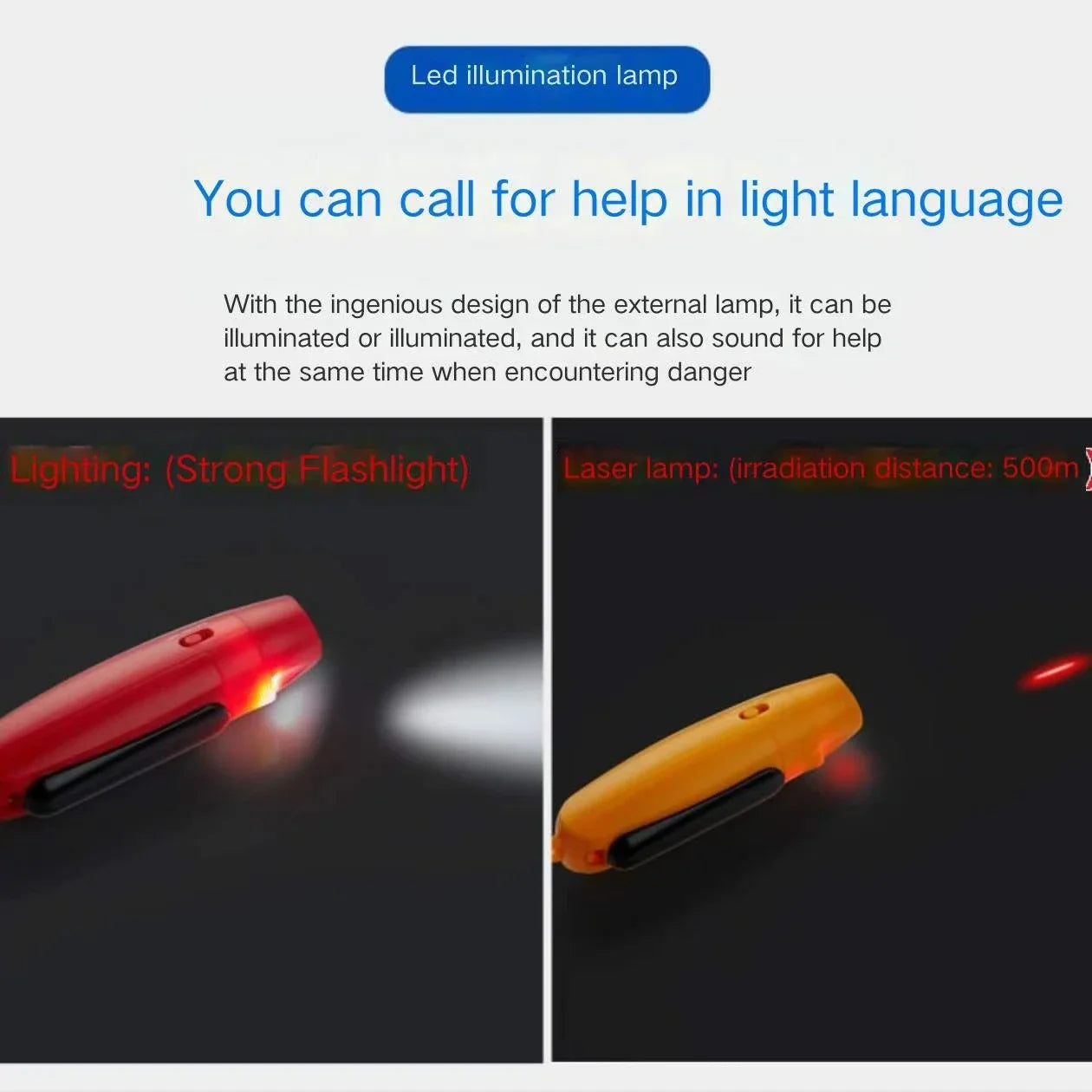 Electronic Whistle with Light, USB Charging, High Volume, Sports, Referee, Traffic, Pet Training, Outdoor