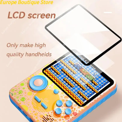 2025 G6 Game Console 3.5 Inch Screen Handheld Portable Support 2 Players Video Gaming Machine for Kids
