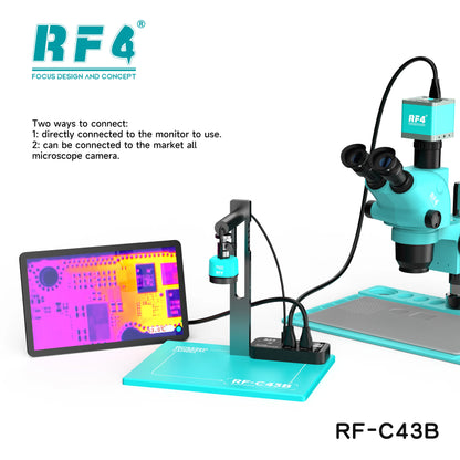 RF4 Intelligent Thermal Imager Seamlessly Integrates With All Microscope Cameras For High-precision Thermal Imaging - Instantly