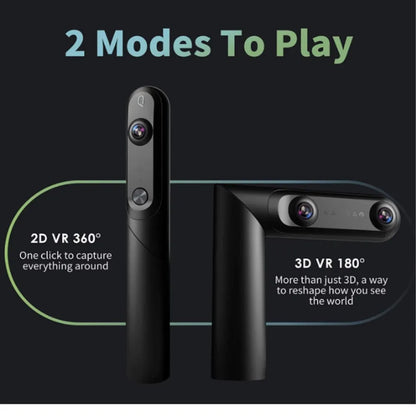 Foldable Smart Camera 360 Degree Panorama 180 Degree VR 3D Camera Portable Virtual Reality Video Recorder