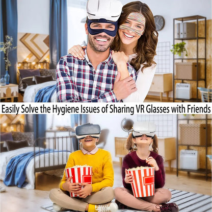 For Oculus Quest 2 Accessories VR Mask Cover Breathable Sweat Band Virtual Reality Headset for Meta Quest 3S /3 Pico 4 VR