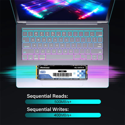 Bestoss M.2 2280 SSD M2 SATA NGFF SSD Hard Disk 120GB 128GB 256GB 512GB 1TB HDD disco duro for Desktop