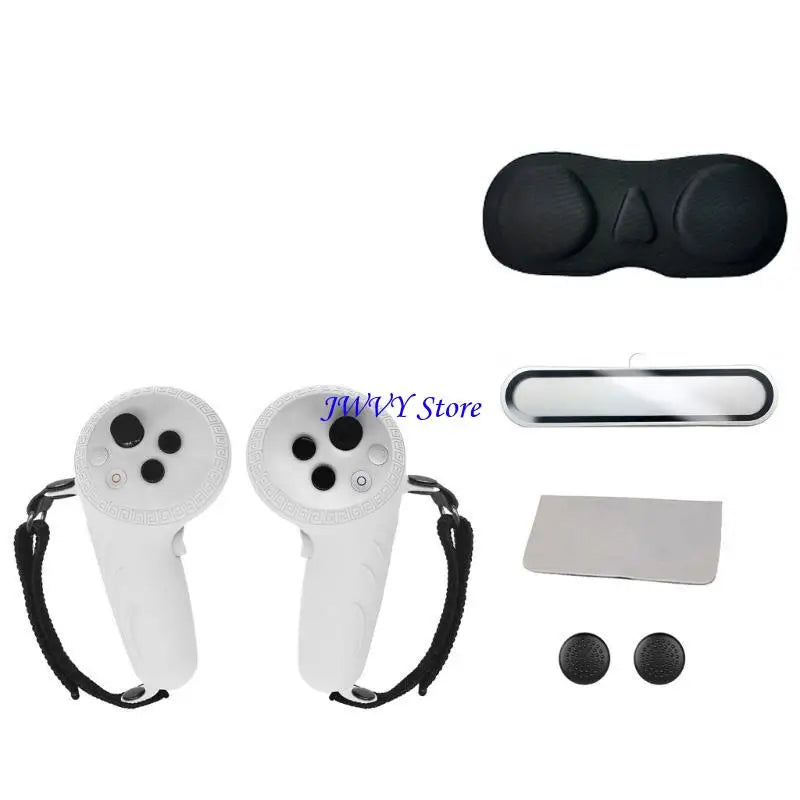 573A Virtual Reality Controller Protective Silicone Sleeve and Clear Lens Film
