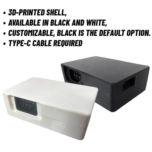 USB Triple SFC/NES/MD Controller To USB-C Interface Adapter 3D Printed Housing 7-Pin Controller Interface