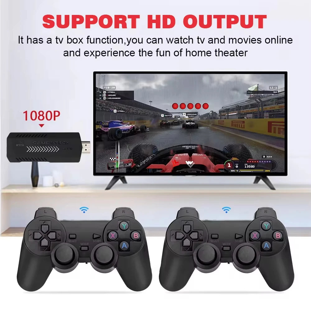 GD10 Pro X2 Plus 4K Game Player 256G/128G/64G Retro Video Console Wireless Controller Multi-Emulator TV Gaming Kids Gift