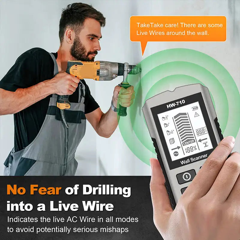 Electronic Wall Detector Finders Multifunctional Handheld Metal & Wall Detector Stud Wood Finder Electronic Measuring Instrument