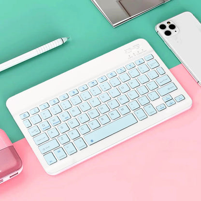 Bluetooth-Compatible Wireless Keyboard Rechargeable Wireless Gaming Keyboard For iOS Android Windows Smart Phone ipad PC Laptop