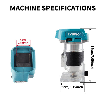 Electric tools, brushless edge trimming machine, 20V edge trimming machine, woodworking planer, fine woodworking DIY hand tools