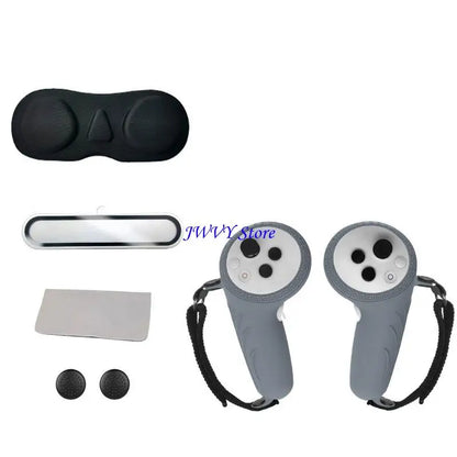 573A Virtual Reality Controller Protective Silicone Sleeve and Clear Lens Film