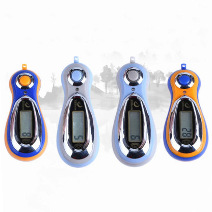 LCD Display Electronic Digital Tally Counter MP3 Manual Counter with Lanyard Electronic Finger Counter with Battery Random Color