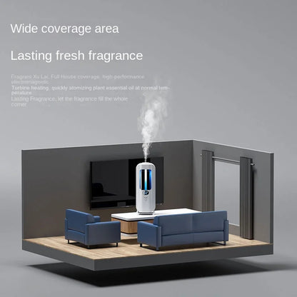 Automatic Aromatherapy Machine And Air Humidifier With Digital Display And Colored Lights -Machine Office Home, And Bathroom