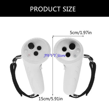 573A Virtual Reality Controller Protective Silicone Sleeve and Clear Lens Film